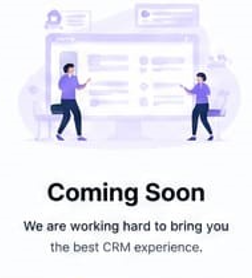 CRM Coming Soon